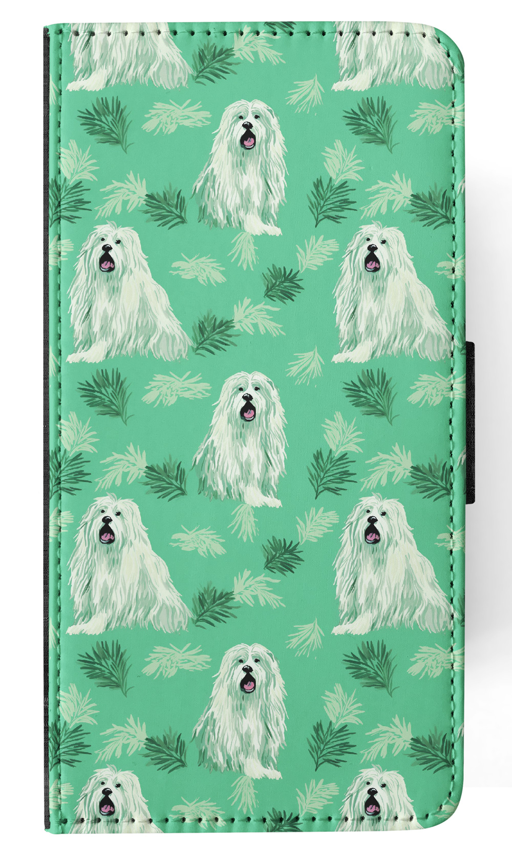 FLIP CASE FOR SAMSUNG GALAXY|CUTE BERGAMASCO SHEPHERD PUPPY DOG PATTERN #A2 - Picture 31 of 36