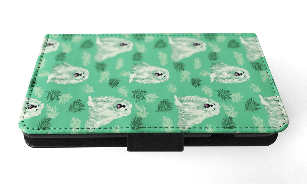 FLIP CASE FOR SAMSUNG GALAXY|CUTE BERGAMASCO SHEPHERD PUPPY DOG PATTERN #A2 - Picture 32 of 36