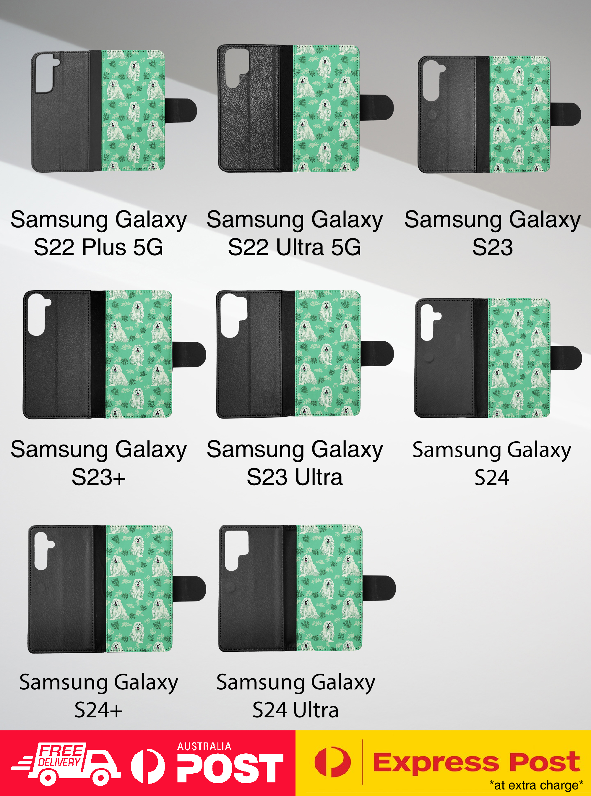 FLIP CASE FOR SAMSUNG GALAXY|CUTE BERGAMASCO SHEPHERD PUPPY DOG PATTERN #A2 - Picture 36 of 36