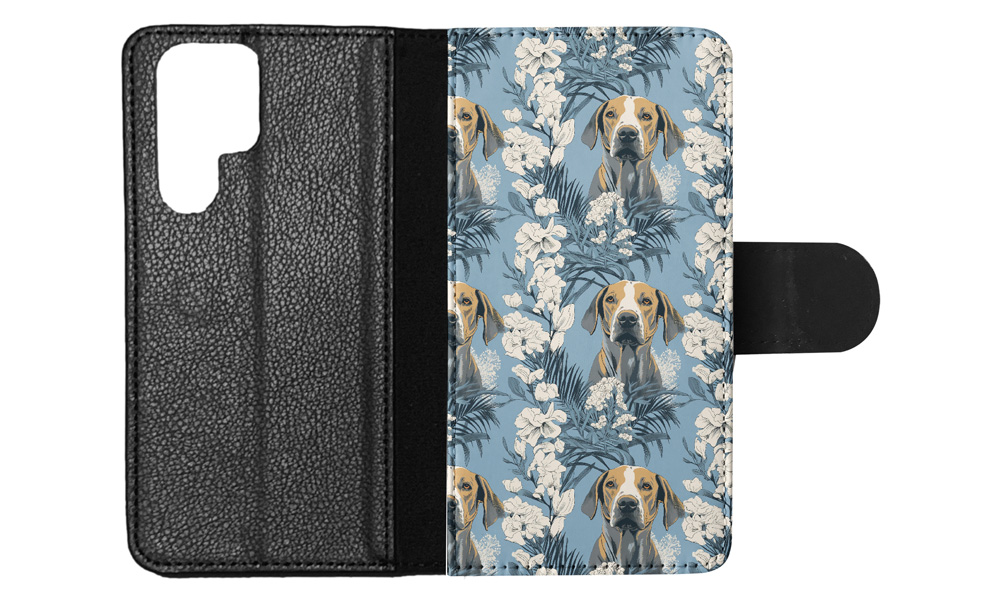 FUNDA ABATIBLE PARA SAMSUNG GALAXY|POINTER (PUNTERO INGLÉS) PATRÓN PERRO CACHORRO #A2 - Imagen 12 de 36