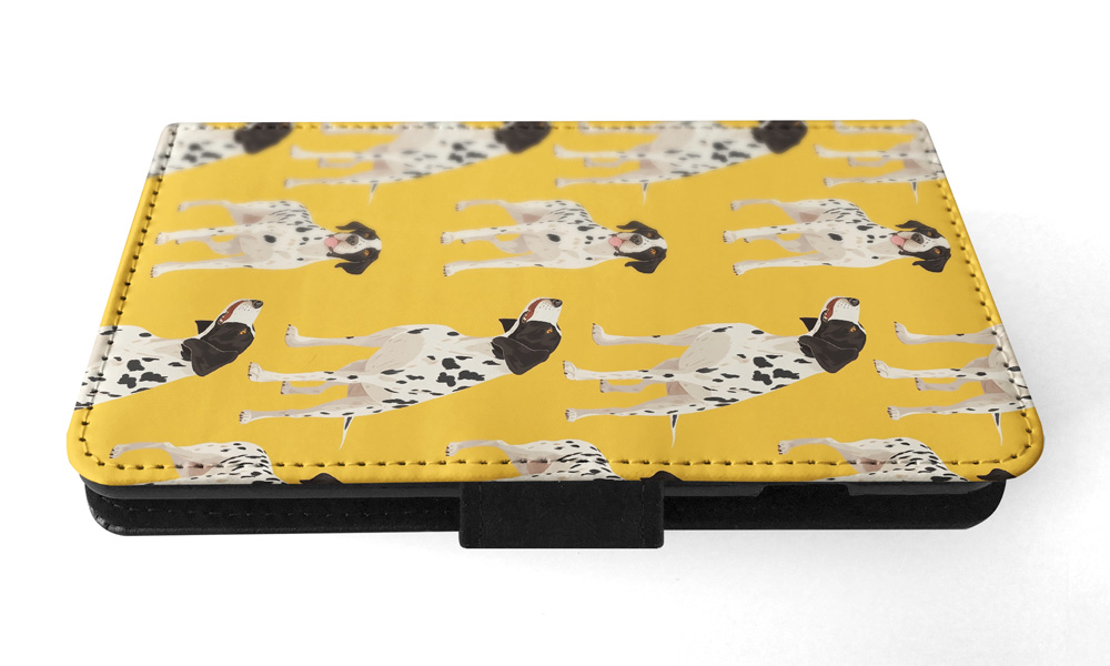 FUNDA ABATIBLE PARA SAMSUNG GALAXY|POINTER (PUNTERO INGLÉS) PATRÓN PERRO CACHORRO #A2 - Imagen 18 de 36