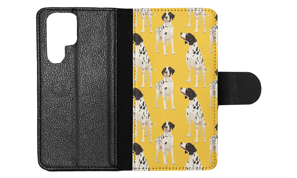 FUNDA ABATIBLE PARA SAMSUNG GALAXY|POINTER (PUNTERO INGLÉS) PATRÓN PERRO CACHORRO #A2 - Imagen 19 de 36