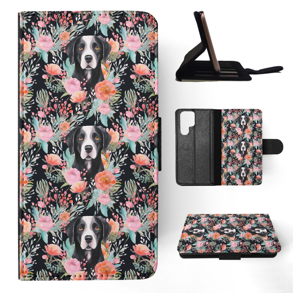 FUNDA ABATIBLE PARA SAMSUNG GALAXY|POINTER (PUNTERO INGLÉS) PATRÓN PERRO CACHORRO #A2 - Imagen 23 de 36