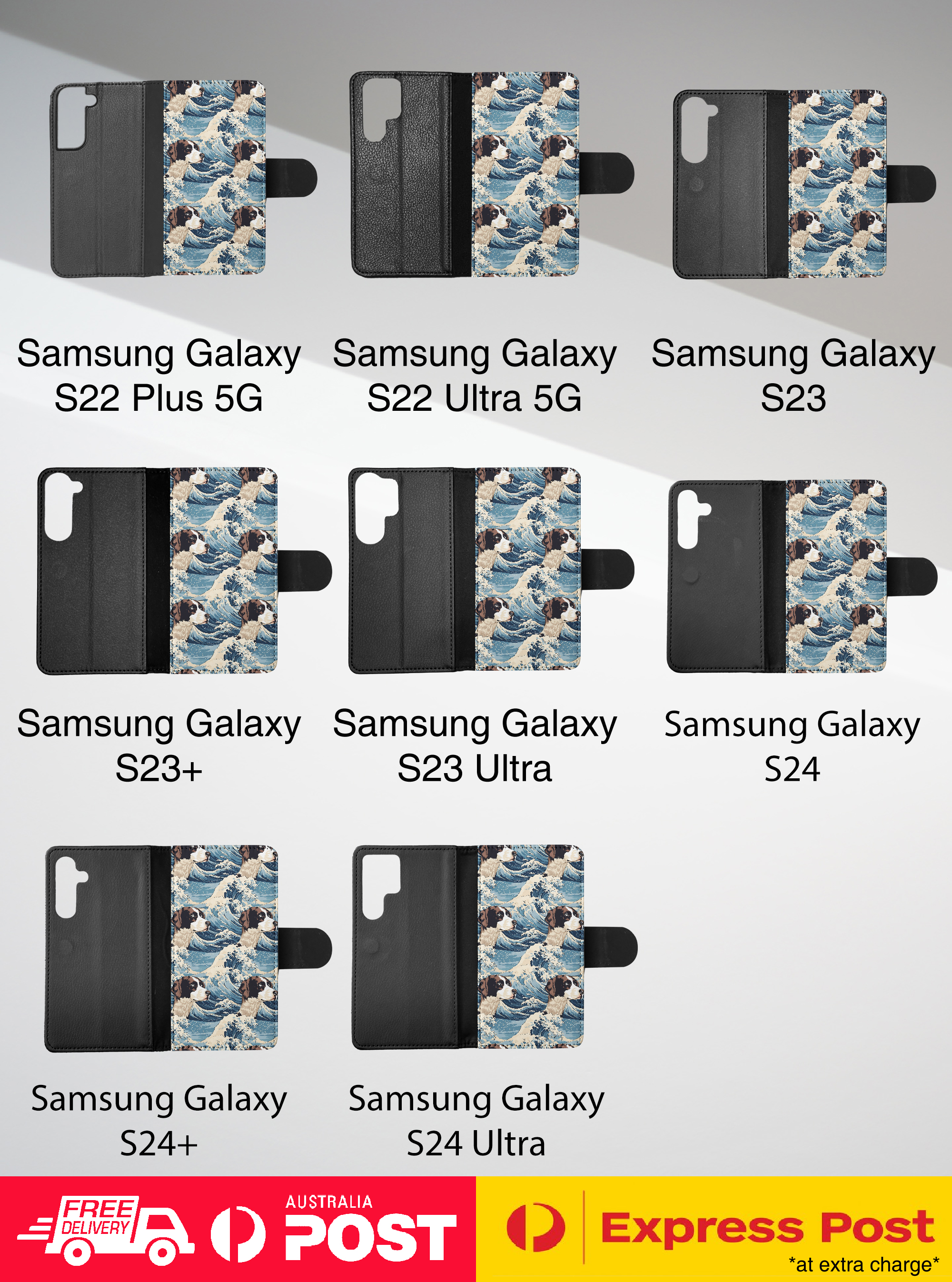 FUNDA ABATIBLE PARA SAMSUNG GALAXY|POINTER (PUNTERO INGLÉS) PATRÓN PERRO CACHORRO #A2 - Imagen 8 de 36