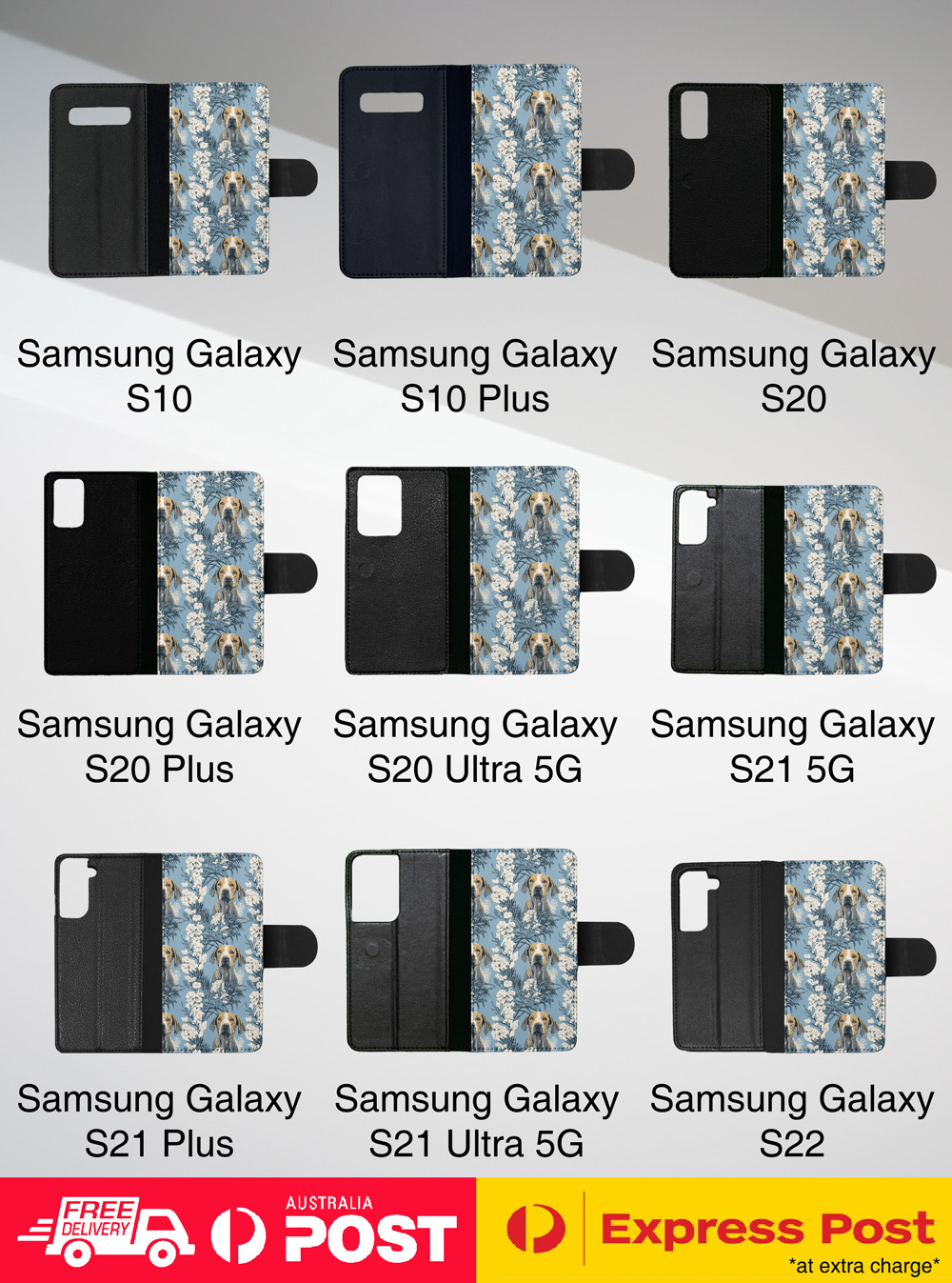 FUNDA ABATIBLE PARA SAMSUNG GALAXY|POINTER (PUNTERO INGLÉS) PATRÓN PERRO CACHORRO #A2 - Imagen 14 de 36
