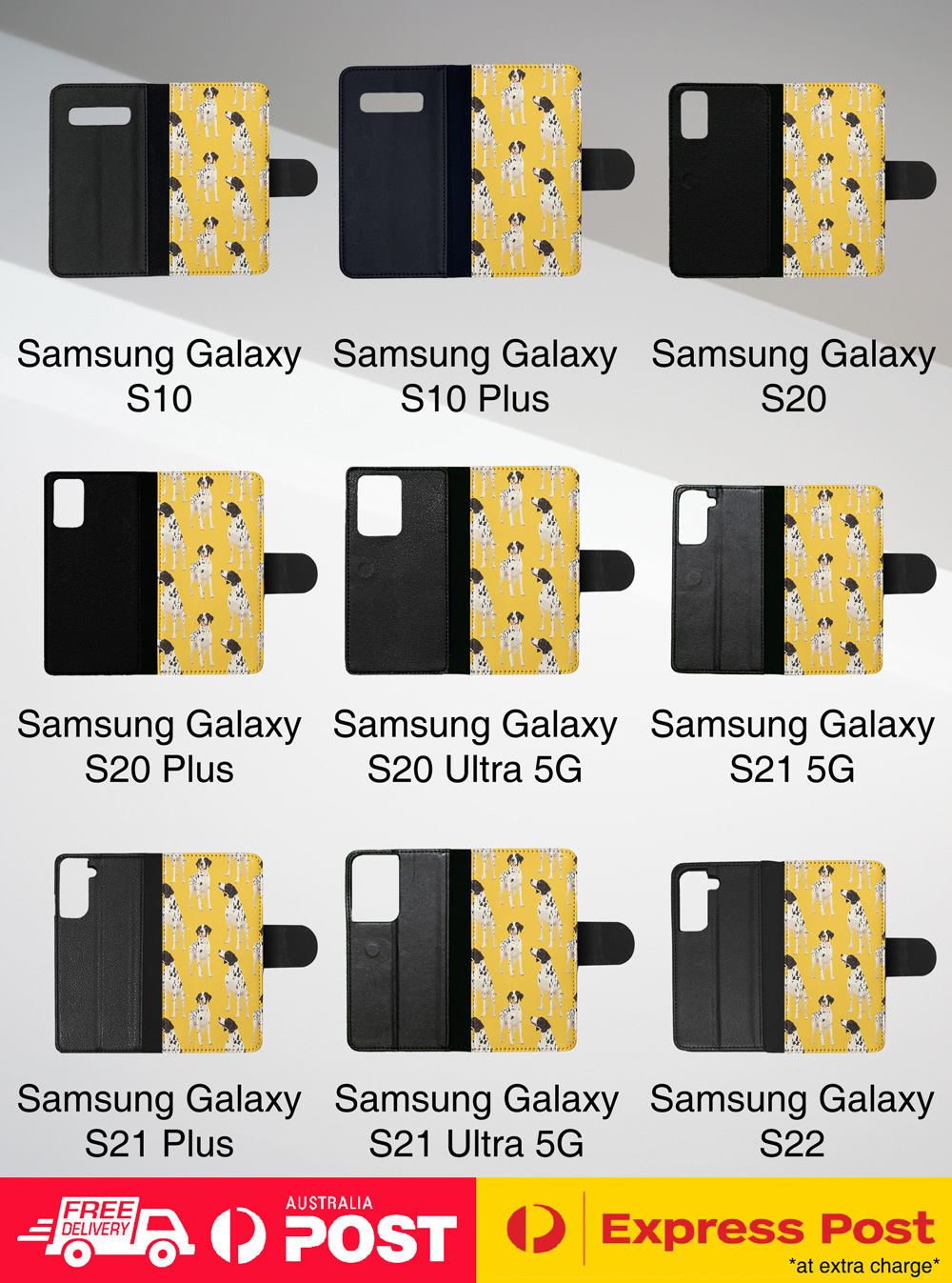 FUNDA ABATIBLE PARA SAMSUNG GALAXY|POINTER (PUNTERO INGLÉS) PATRÓN PERRO CACHORRO #A2 - Imagen 21 de 36