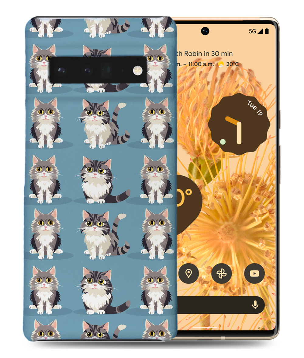 CASE COVER FOR GOOGLE PIXEL|CUTE AMERICAN BOBTAIL KITTEN CAT PATTERN #A2 - Picture 2 of 16