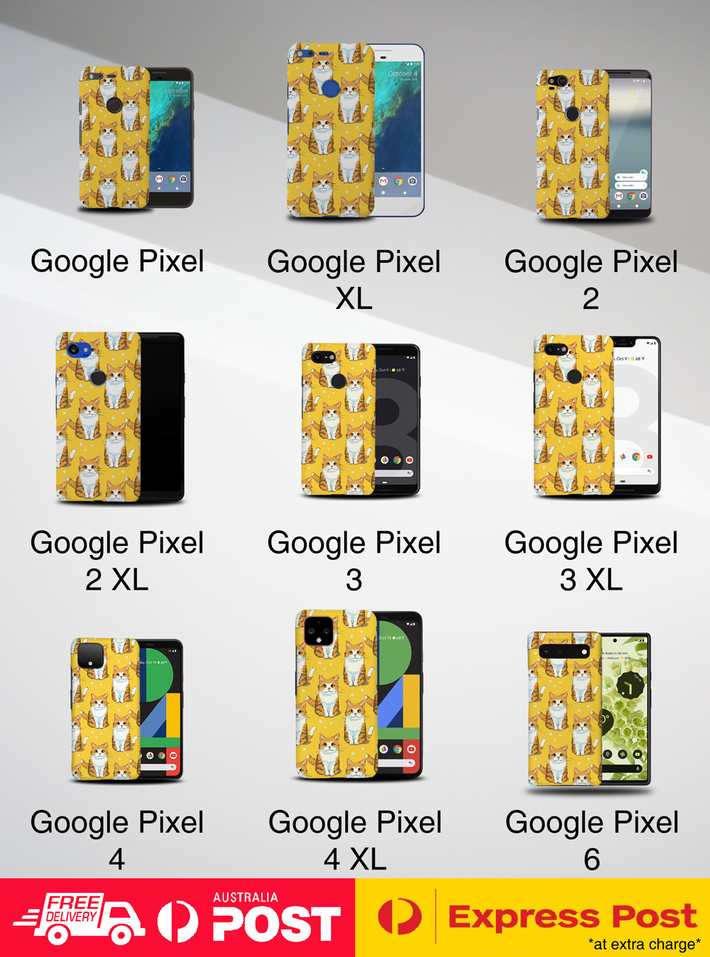 CASE COVER FOR GOOGLE PIXEL|CUTE AMERICAN BOBTAIL KITTEN CAT PATTERN #A2 - Picture 12 of 16