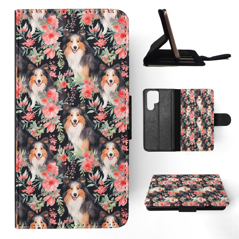 FLIP CASE FOR SAMSUNG GALAXY|SHETLAND SHEEPDOG PUPPY DOG CANINE PATTERN #A1 - 第 23/36 張圖片
