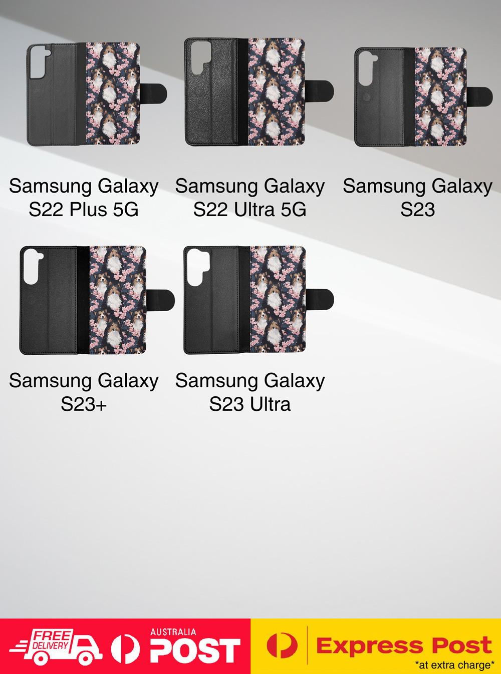 FLIP CASE FOR SAMSUNG GALAXY|SHETLAND SHEEPDOG PUPPY DOG CANINE PATTERN #A1 - 第 8/36 張圖片