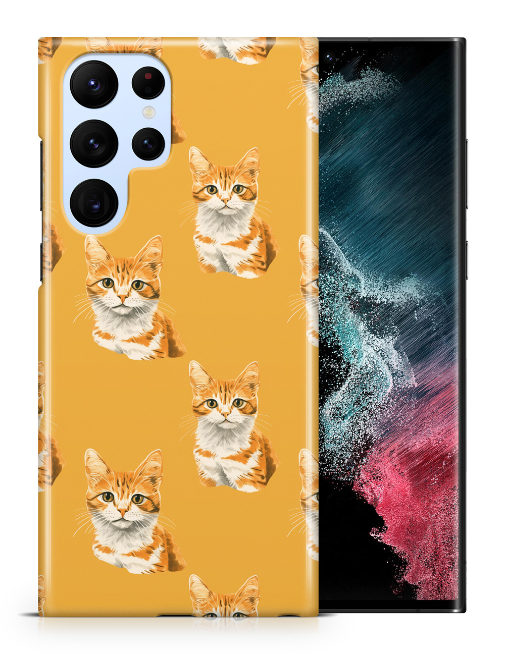 FUNDA FUNDA PARA SAMSUNG GALAXY|LINDO PATRÓN DE GATO GATITO PELO ALAMBRE AMERICANO #A1 - Imagen 9 de 20