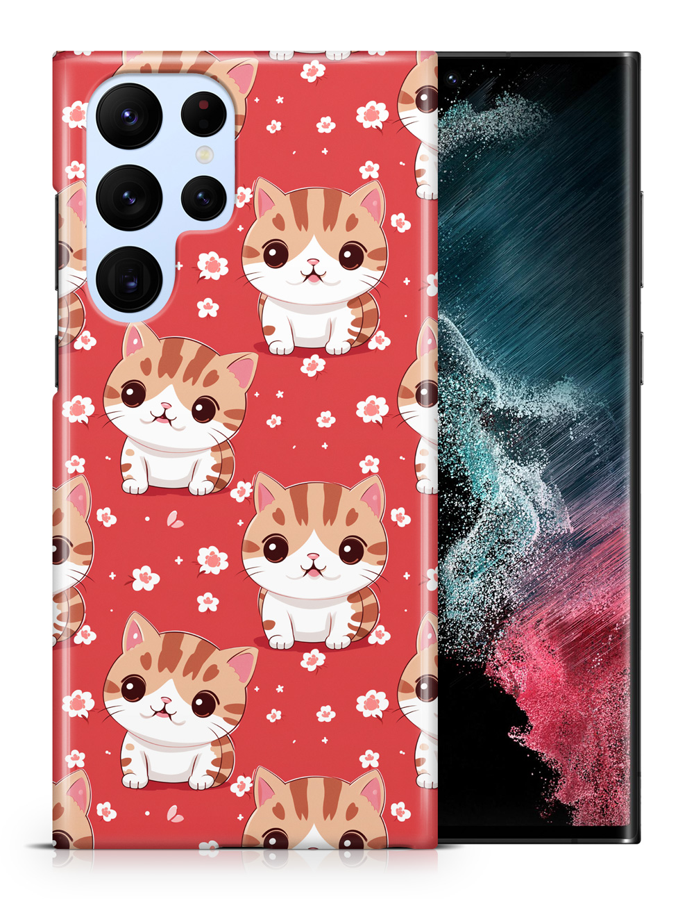 FUNDA FUNDA PARA SAMSUNG GALAXY|LINDO PATRÓN DE GATO GATITO PELO ALAMBRE AMERICANO #A1 - Imagen 15 de 20
