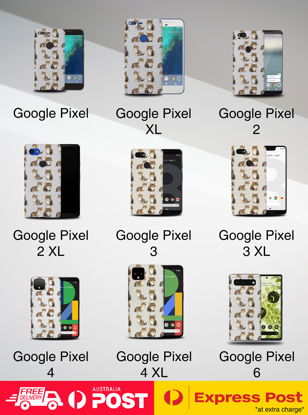 CASE COVER FOR GOOGLE PIXEL|CUTE AMERICAN WIREHAIR KITTEN CAT PATTERN #A1 - Picture 9 of 16