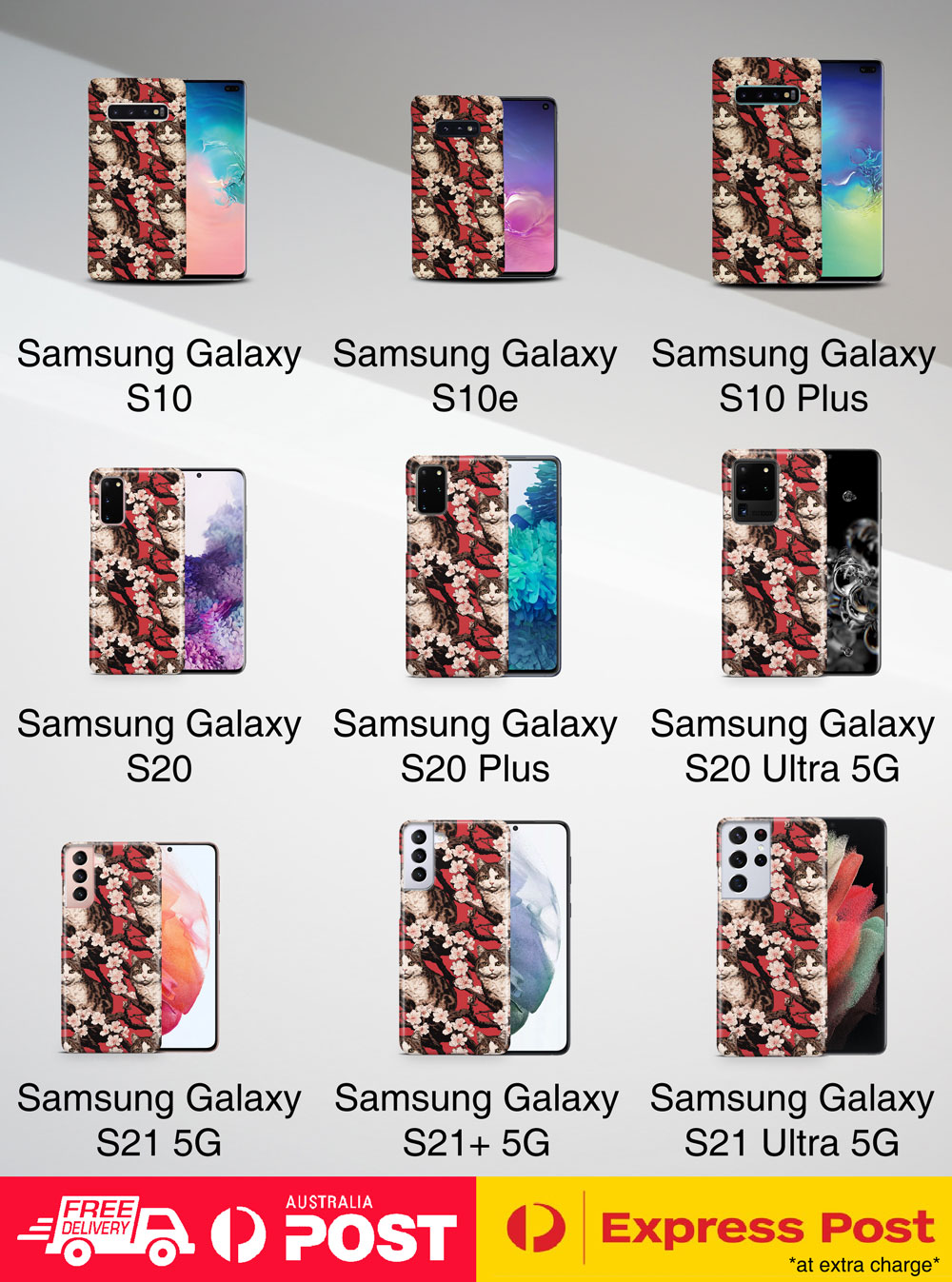 FUNDA FUNDA PARA SAMSUNG GALAXY|LINDO PATRÓN DE GATO GATITO PELO ALAMBRE AMERICANO #A1 - Imagen 7 de 20