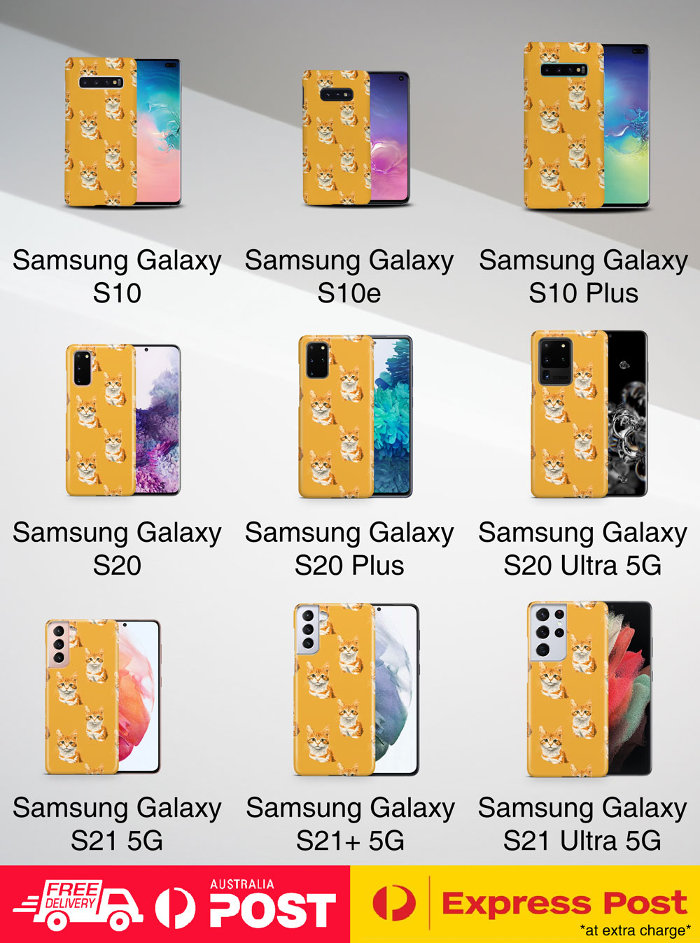 FUNDA FUNDA PARA SAMSUNG GALAXY|LINDO PATRÓN DE GATO GATITO PELO ALAMBRE AMERICANO #A1 - Imagen 10 de 20