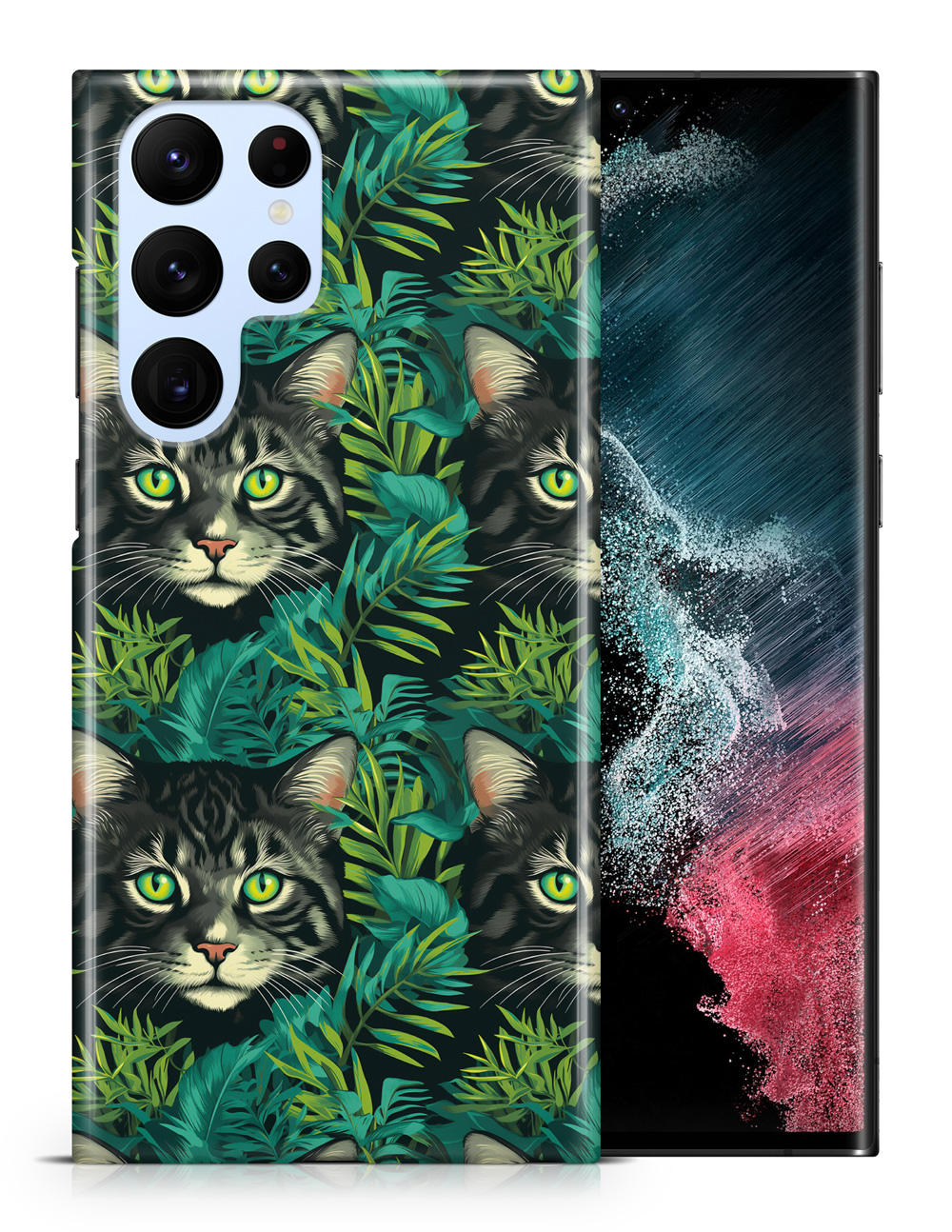 FUNDA FUNDA PARA SAMSUNG GALAXY|LINDA AMERICAN WIREHAIR GATITO PATRÓN GATO #A2 - Imagen 9 de 20
