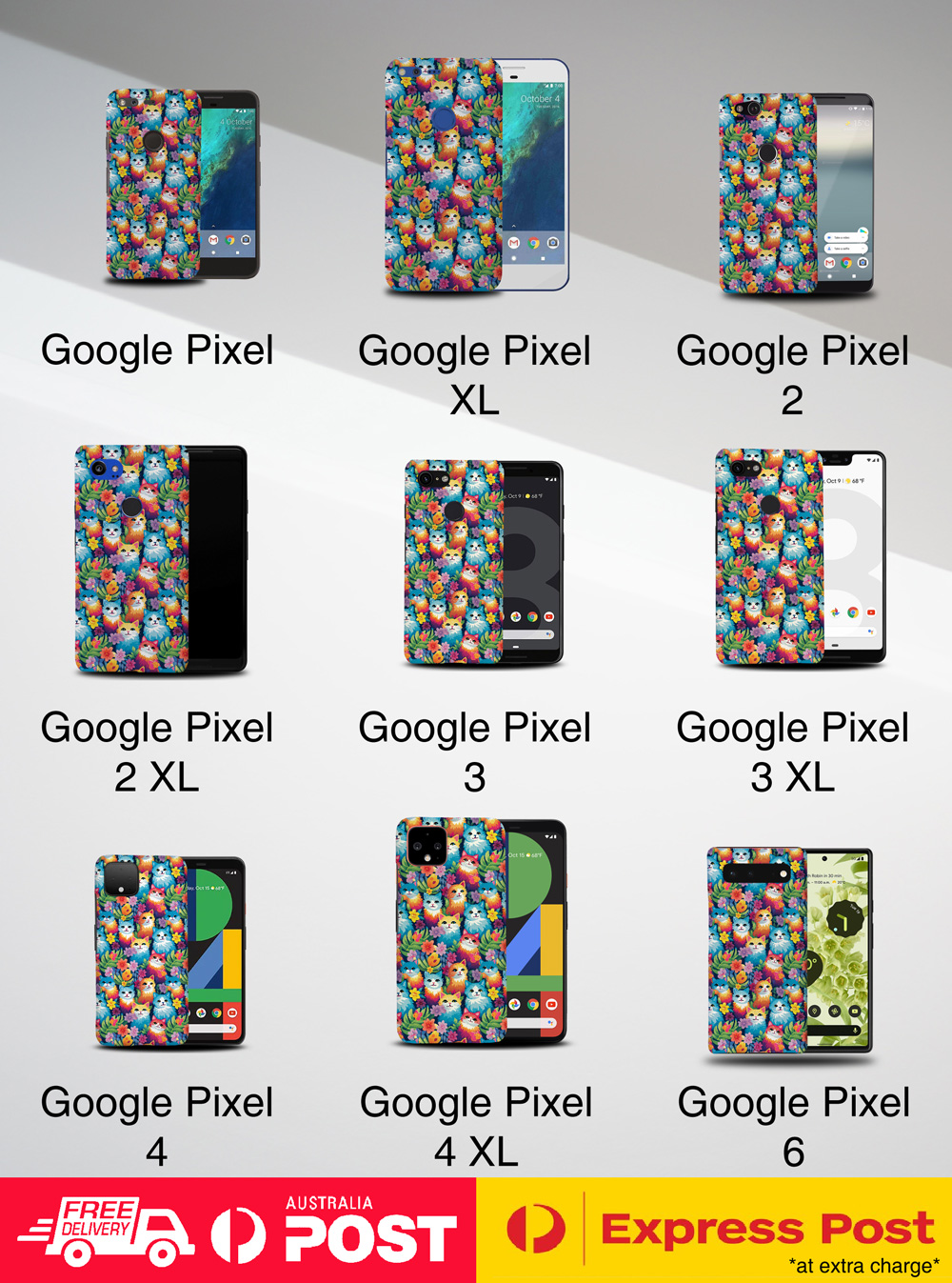 CASE COVER FOR GOOGLE PIXEL|CUTE ASIAN SEMI-LONGHAIR KITTEN CAT PATTERN #A2 - 第 12/16 張圖片