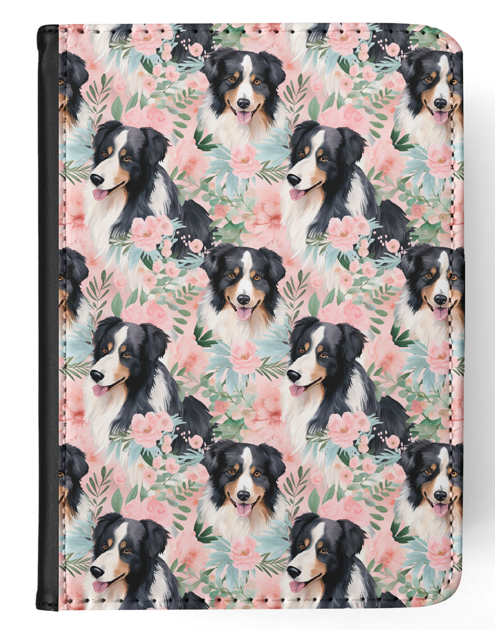 CASE COVER FOR APPLE IPAD|AUSTRALIAN SHEPHERD PUPPY DOG CANINE PATTERN #A1