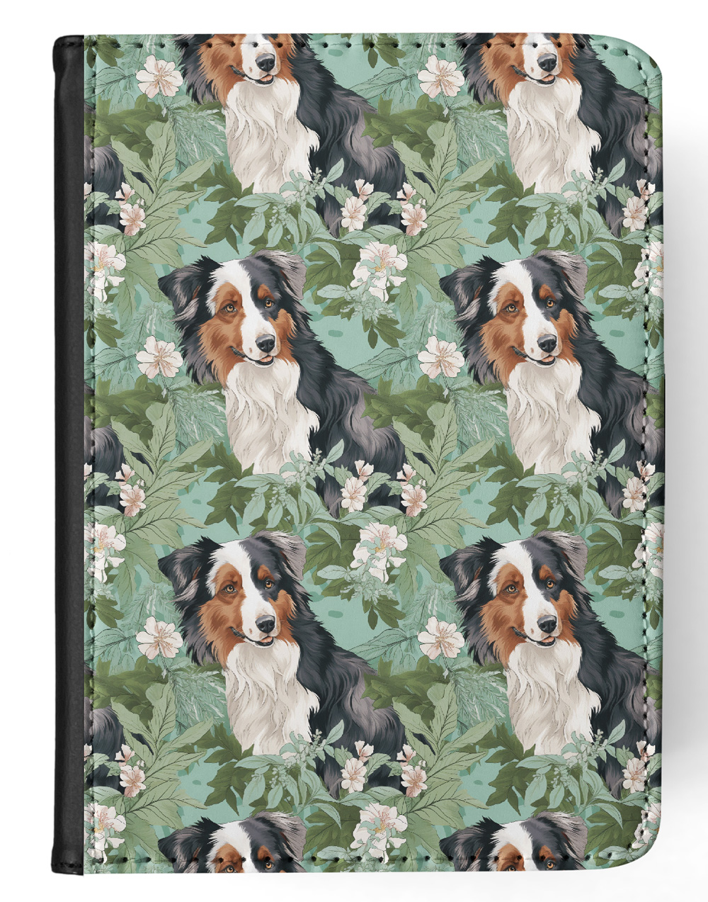 CASE COVER FOR APPLE IPAD|AUSTRALIAN SHEPHERD PUPPY DOG CANINE PATTERN #A1