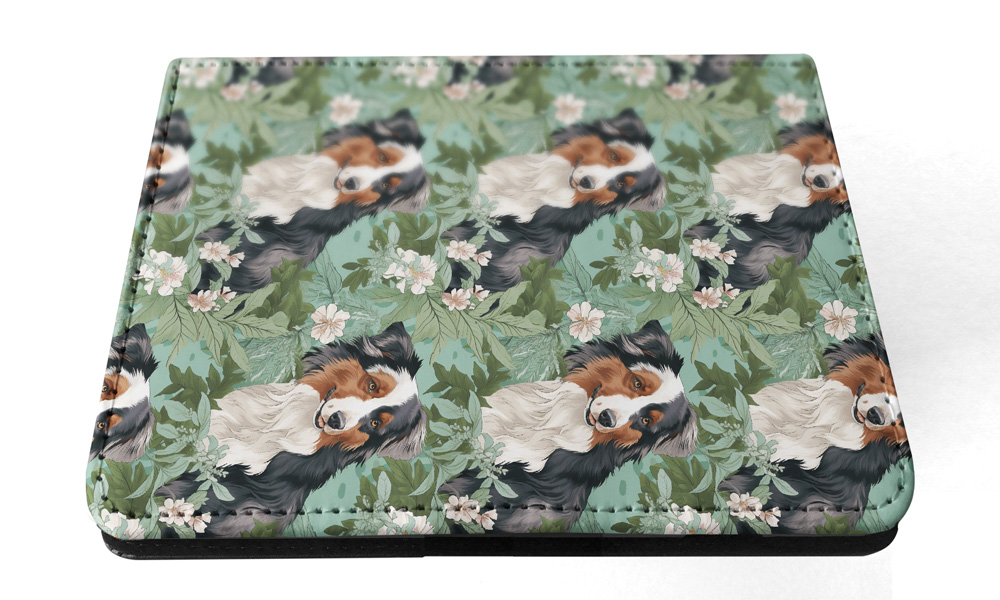 CASE COVER FOR APPLE IPAD|AUSTRALIAN SHEPHERD PUPPY DOG CANINE PATTERN #A1