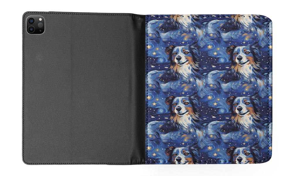 CASE COVER FOR APPLE IPAD|AUSTRALIAN SHEPHERD PUPPY DOG CANINE PATTERN #A1