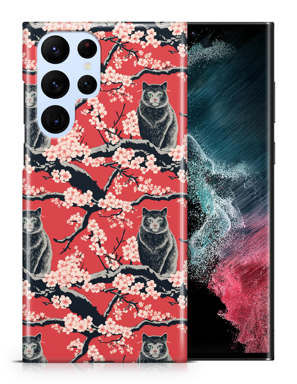 FUNDA FUNDA PARA SAMSUNG GALAXY|LINDA BRASILEÑA PELO CORTO GATITO PATRÓN GATO #A1 - Imagen 12 de 20