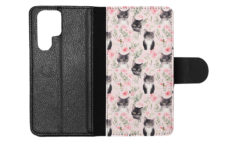 FUNDA ABATIBLE PARA SAMSUNG GALAXY|LINDA BRASILEÑA PELO CORTO GATITO PATRÓN GATO #A1 - Imagen 12 de 36