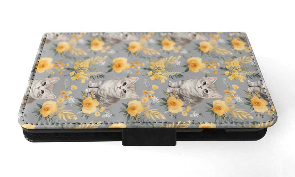 FUNDA ABATIBLE PARA SAMSUNG GALAXY|LINDA BRASILEÑA PELO CORTO GATITO PATRÓN GATO #A1 - Imagen 32 de 36