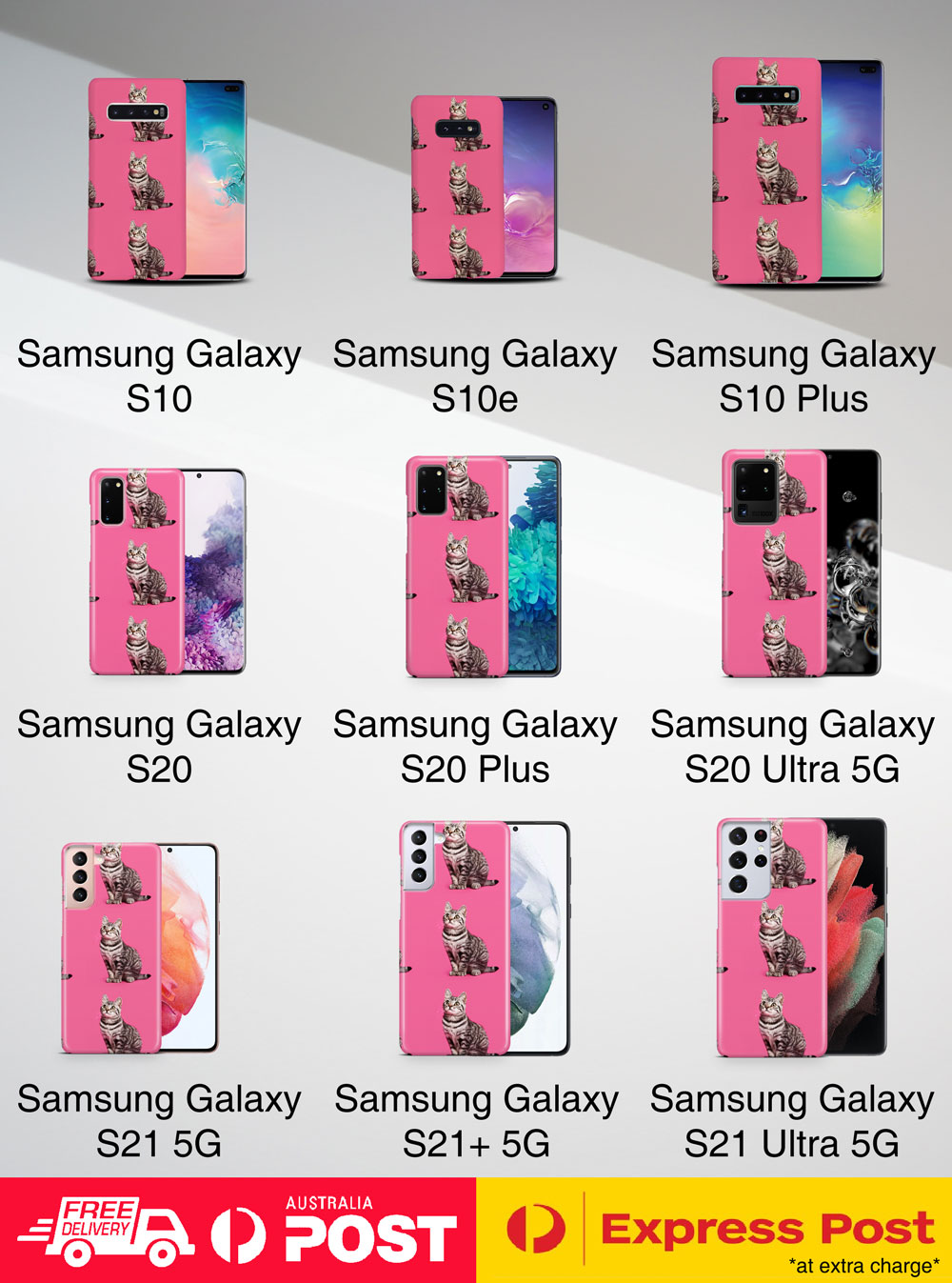 FUNDA FUNDA PARA SAMSUNG GALAXY|LINDA BRASILEÑA PELO CORTO GATITO PATRÓN GATO #A1 - Imagen 7 de 20