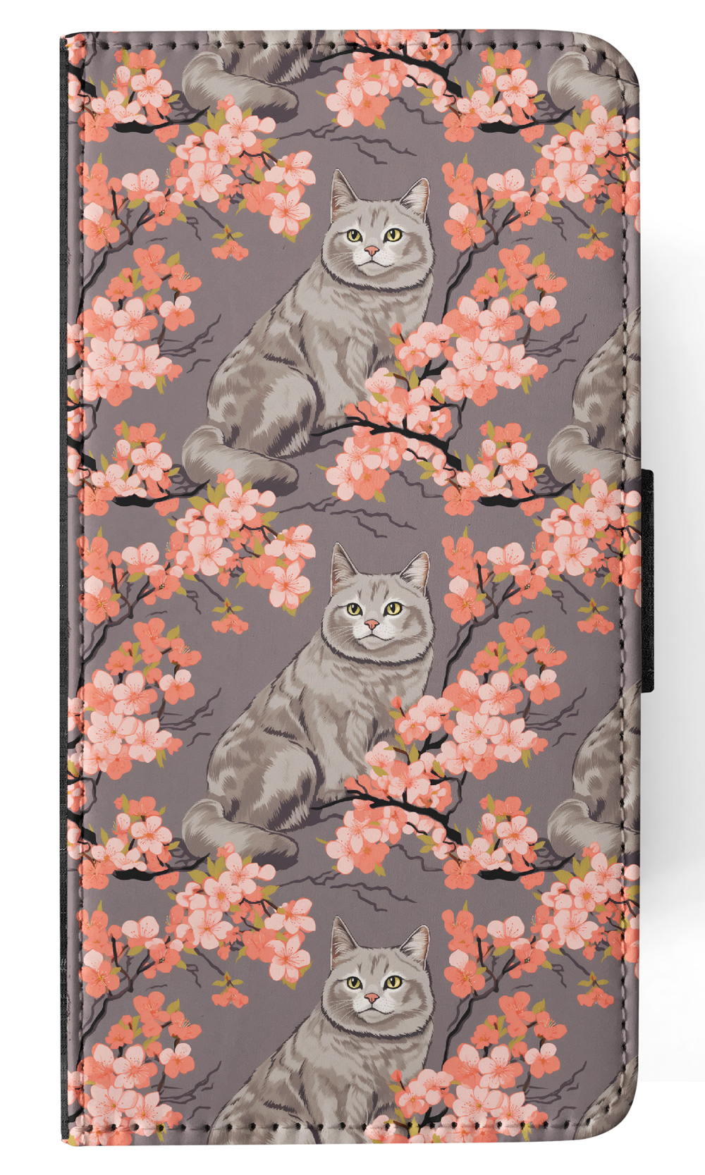 FUNDA ABATIBLE PARA SAMSUNG GALAXY|LINDA BRASILEÑA PELO CORTO GATITO PATRÓN GATO #A2 - Imagen 3 de 36