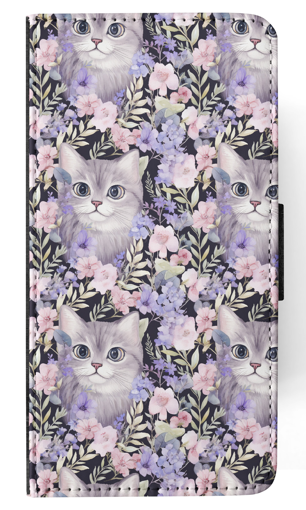 FUNDA ABATIBLE PARA SAMSUNG GALAXY|LINDA BRASILEÑA PELO CORTO GATITO PATRÓN GATO #A2 - Imagen 10 de 36