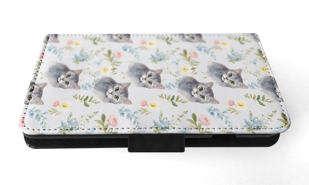 FUNDA ABATIBLE PARA SAMSUNG GALAXY|LINDA BRASILEÑA PELO CORTO GATITO PATRÓN GATO #A2 - Imagen 18 de 36
