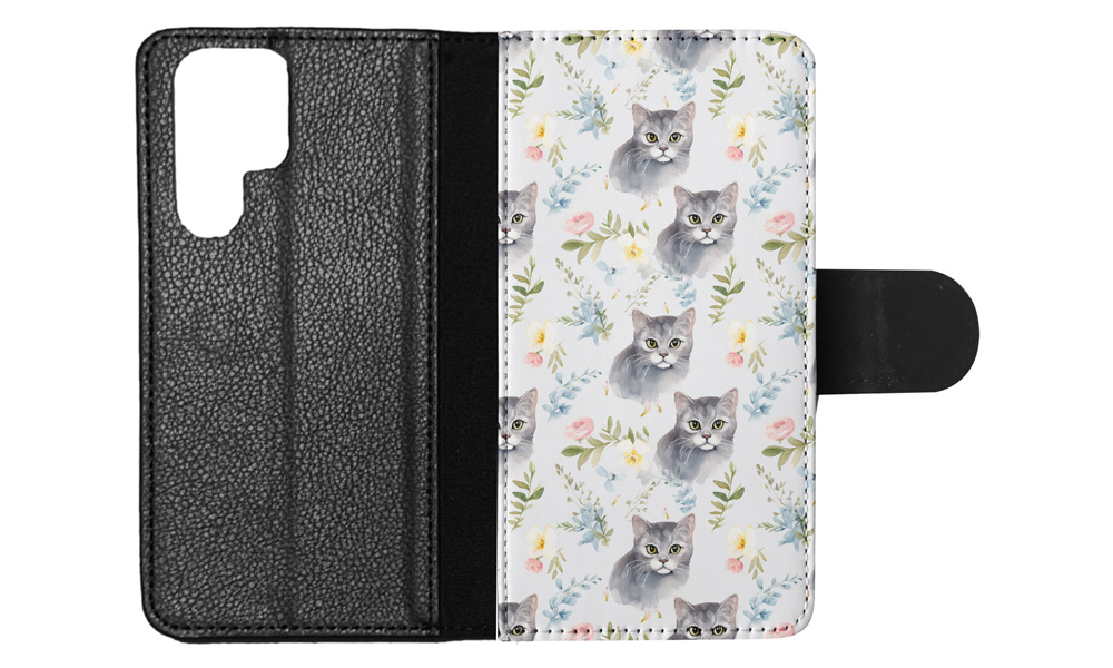 FUNDA ABATIBLE PARA SAMSUNG GALAXY|LINDA BRASILEÑA PELO CORTO GATITO PATRÓN GATO #A2 - Imagen 19 de 36
