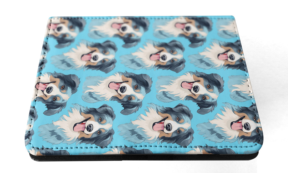 CASE COVER FOR APPLE IPAD|AUSTRALIAN SHEPHERD PUPPY DOG CANINE PATTERN #A2