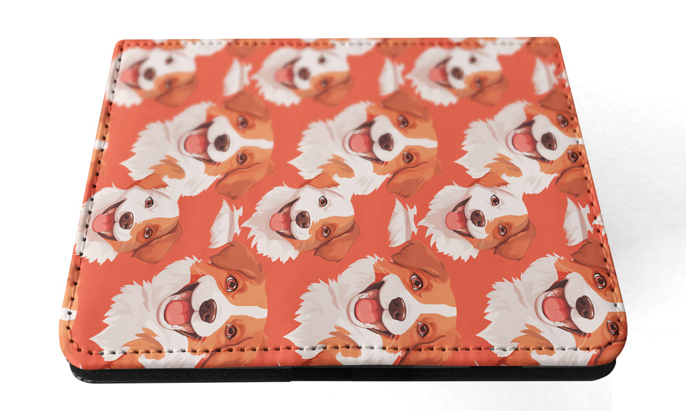 CASE COVER FOR APPLE IPAD|AUSTRALIAN SHEPHERD PUPPY DOG CANINE PATTERN #A2