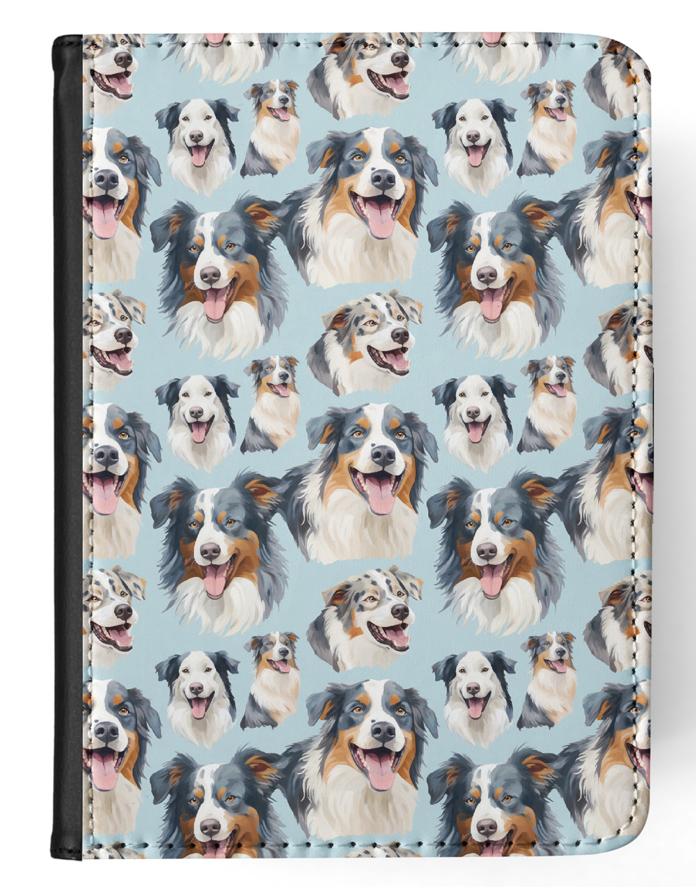 CASE COVER FOR APPLE IPAD|AUSTRALIAN SHEPHERD PUPPY DOG CANINE PATTERN #A2