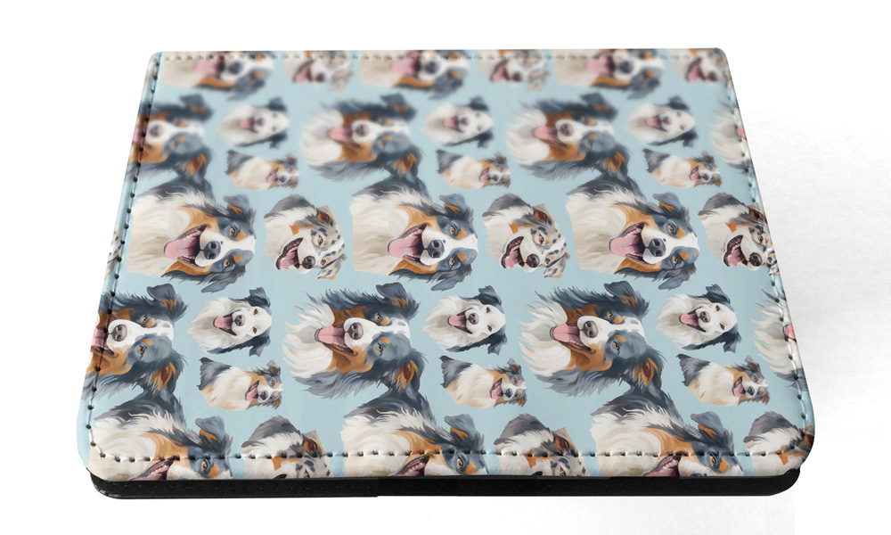 CASE COVER FOR APPLE IPAD|AUSTRALIAN SHEPHERD PUPPY DOG CANINE PATTERN #A2