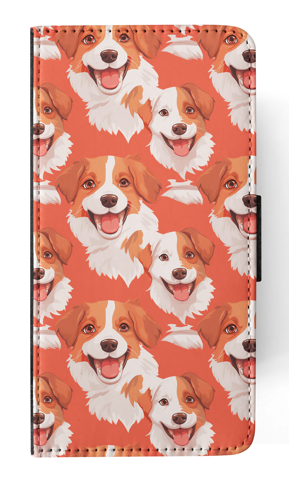 FLIP CASE FOR APPLE IPHONE|AUSTRALIAN SHEPHERD PUPPY DOG CANINE PATTERN #A2