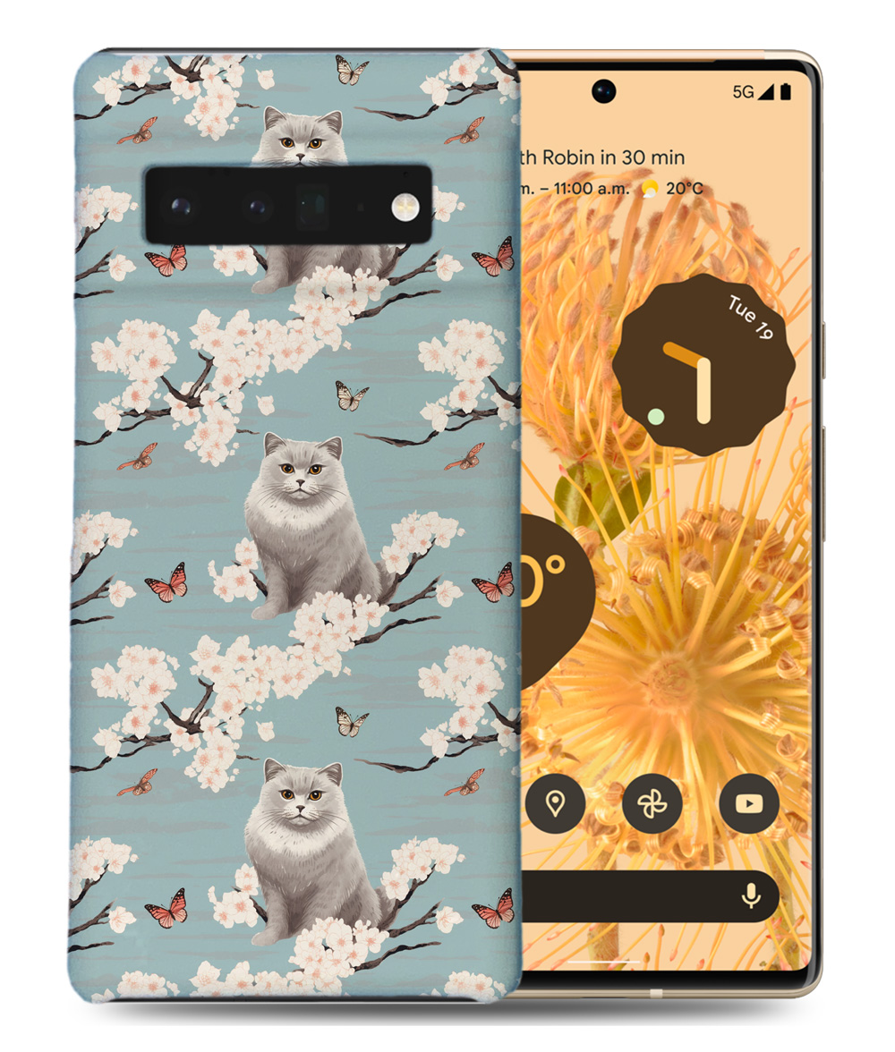 CASE COVER FOR GOOGLE PIXEL|CUTE BRITISH SHORTHAIR KITTEN CAT PATTERN #A2 - Picture 8 of 16
