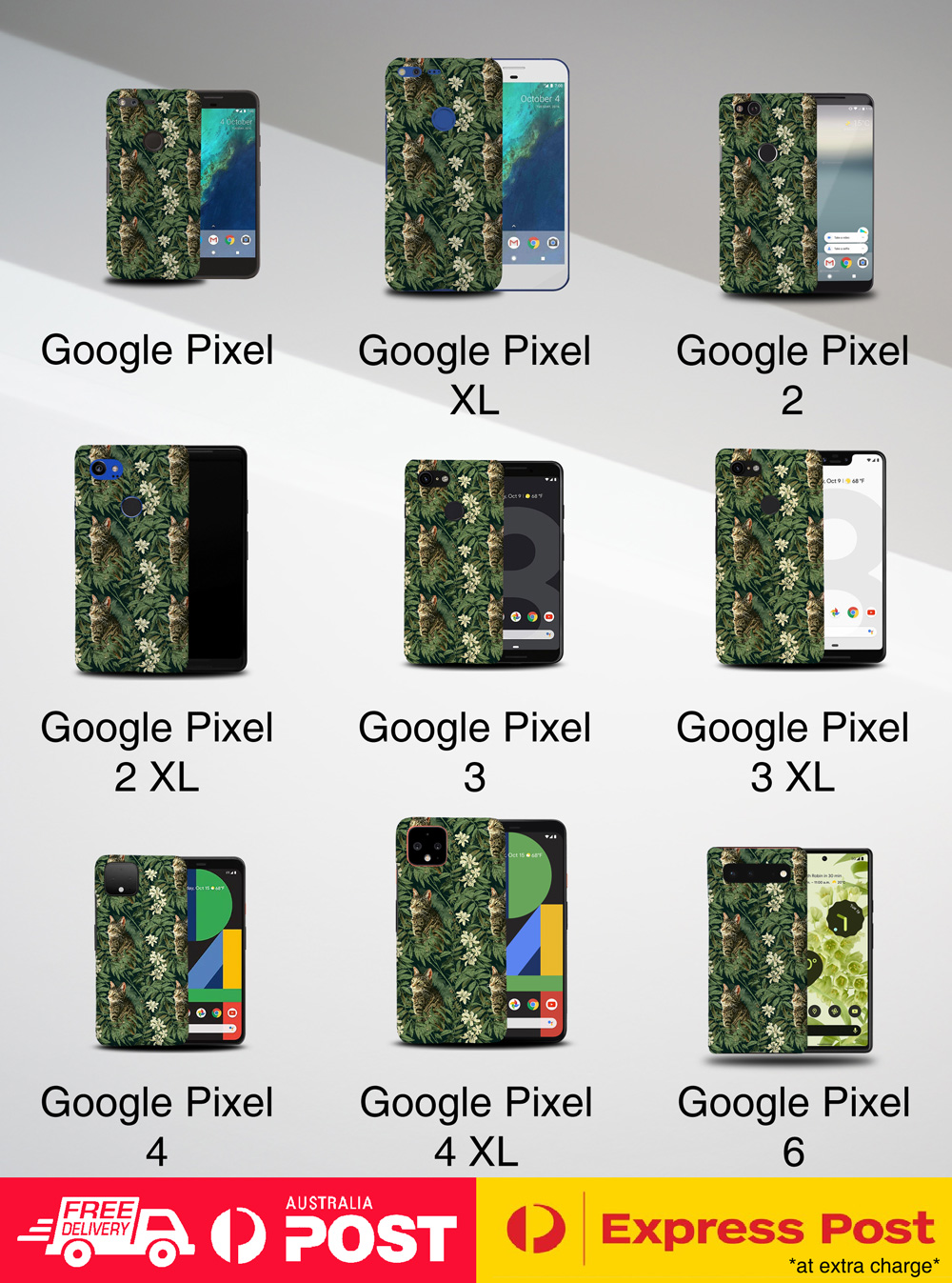 CASE COVER FOR GOOGLE PIXEL|CUTE CALIFORNIA SPANGLED KITTEN CAT PATTERN #A1 - 第 15/16 張圖片