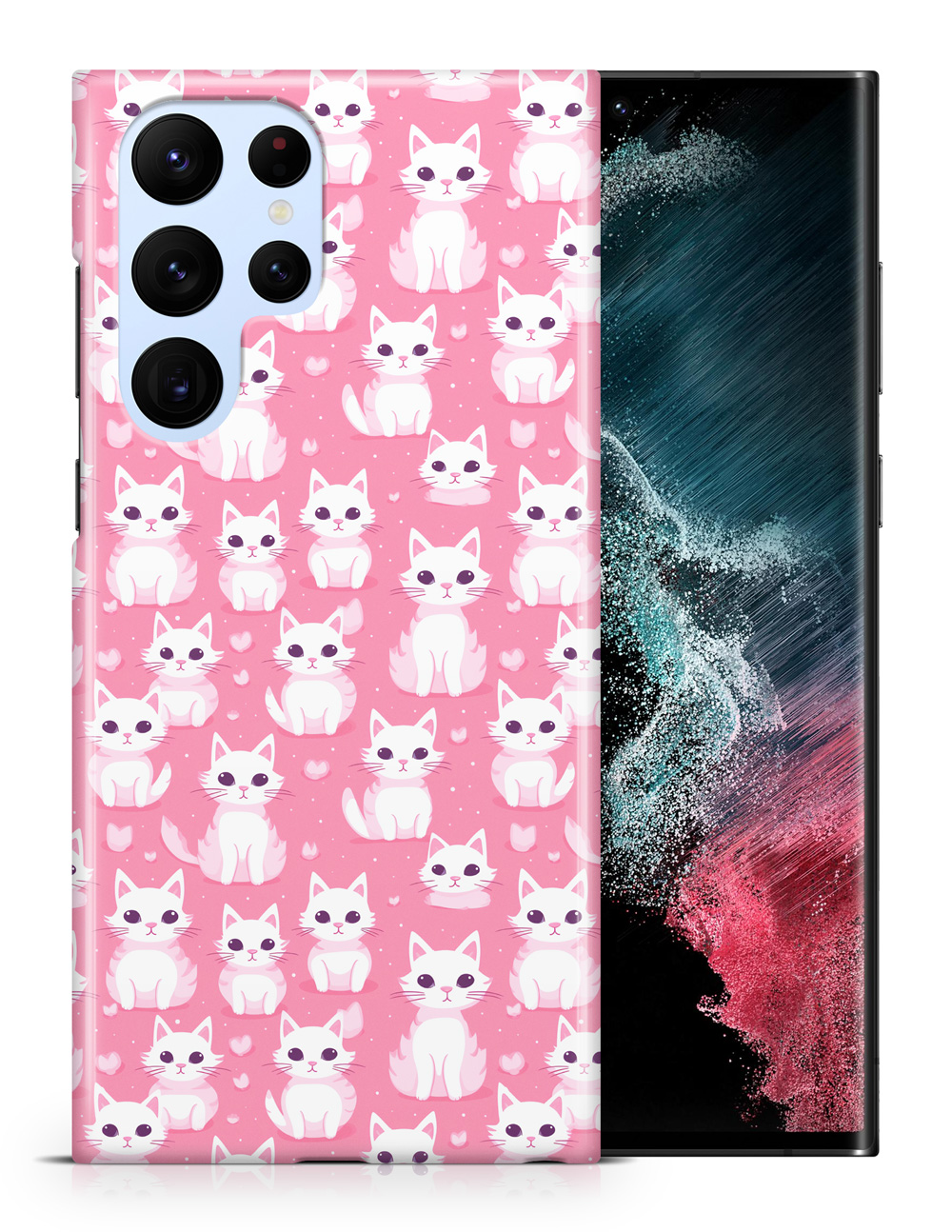 FUNDA FUNDA PARA SAMSUNG GALAXY|PATRÓN GATO PELO LARGO JAVANÉS O PUNTO DE COLOR #A1 - Imagen 9 de 20