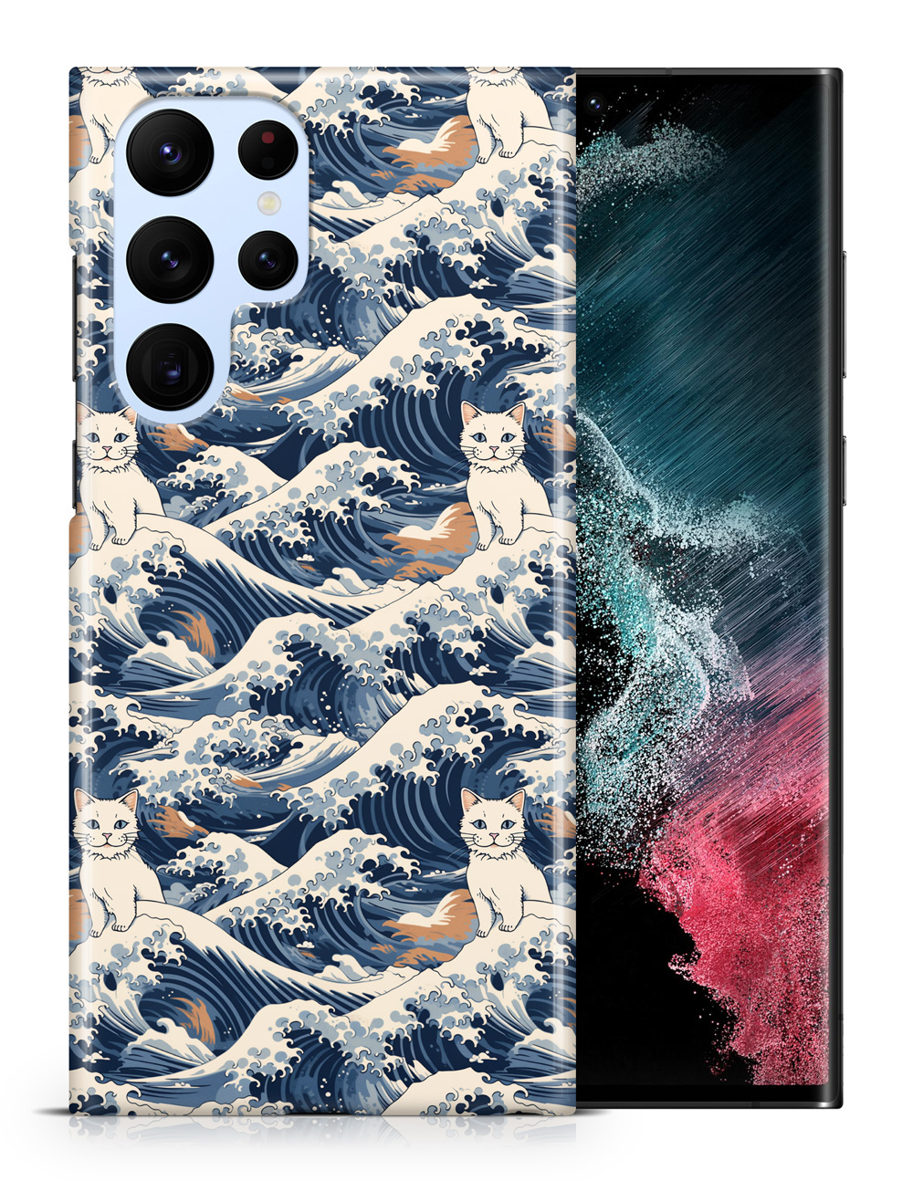 FUNDA FUNDA PARA SAMSUNG GALAXY|PATRÓN GATO PELO LARGO JAVANÉS O PUNTO DE COLOR #A1 - Imagen 12 de 20