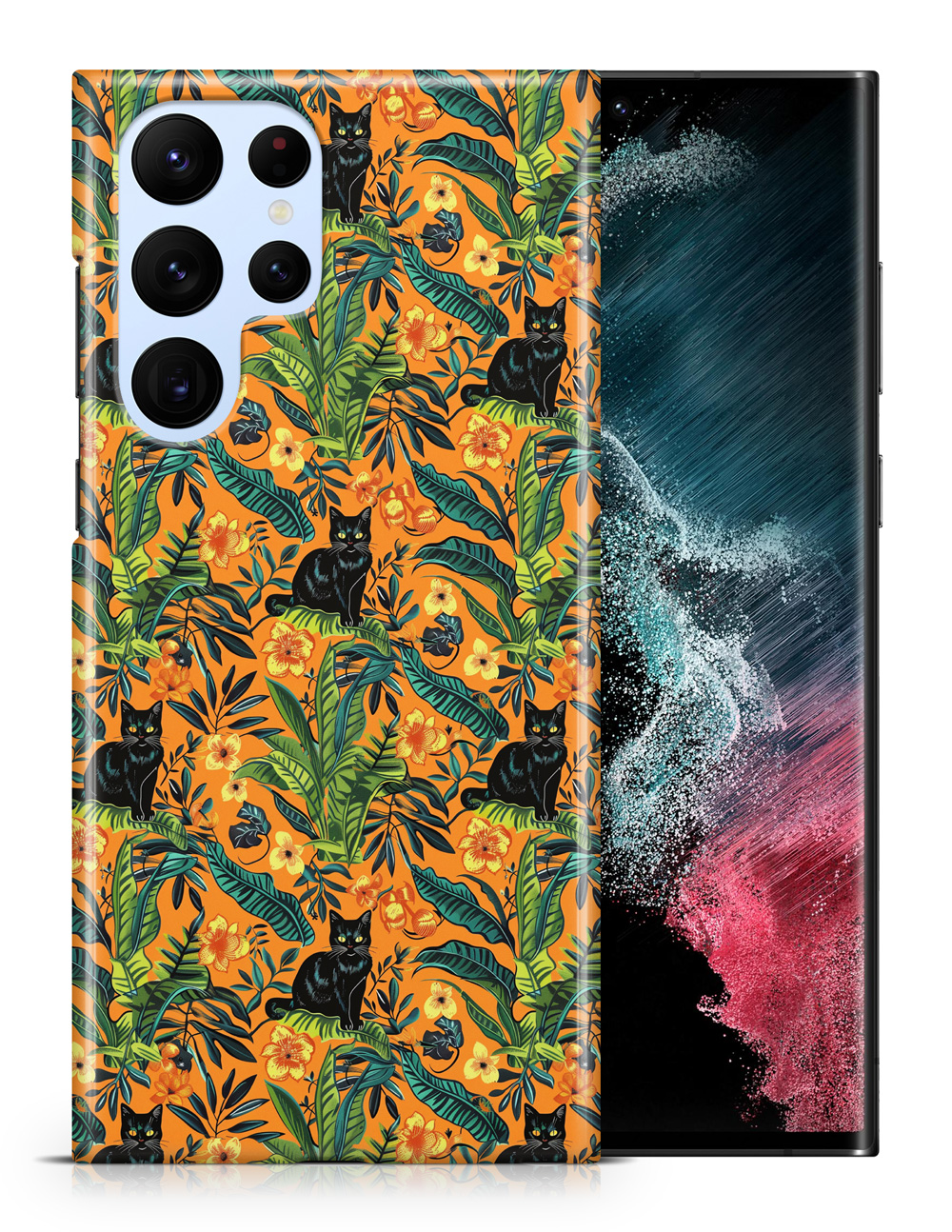 FUNDA FUNDA PARA SAMSUNG GALAXY|PATRÓN GATO PELO LARGO JAVANÉS O PUNTO DE COLOR #A1 - Imagen 15 de 20