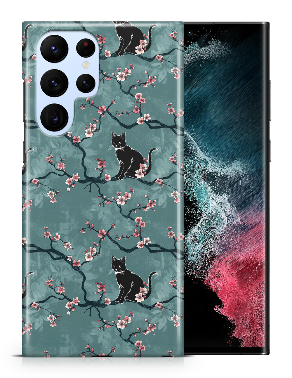 FUNDA FUNDA PARA SAMSUNG GALAXY|PATRÓN GATO PELO LARGO JAVANÉS O PUNTO DE COLOR #A1 - Imagen 18 de 20