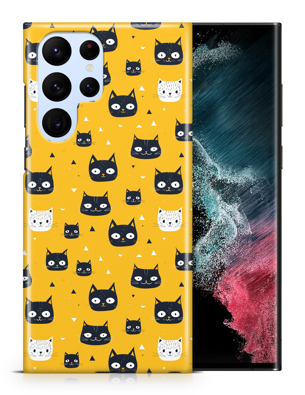 FUNDA FUNDA PARA SAMSUNG GALAXY|PATRÓN GATO PELO LARGO JAVANÉS O PUNTO DE COLOR #A2 - Imagen 12 de 20