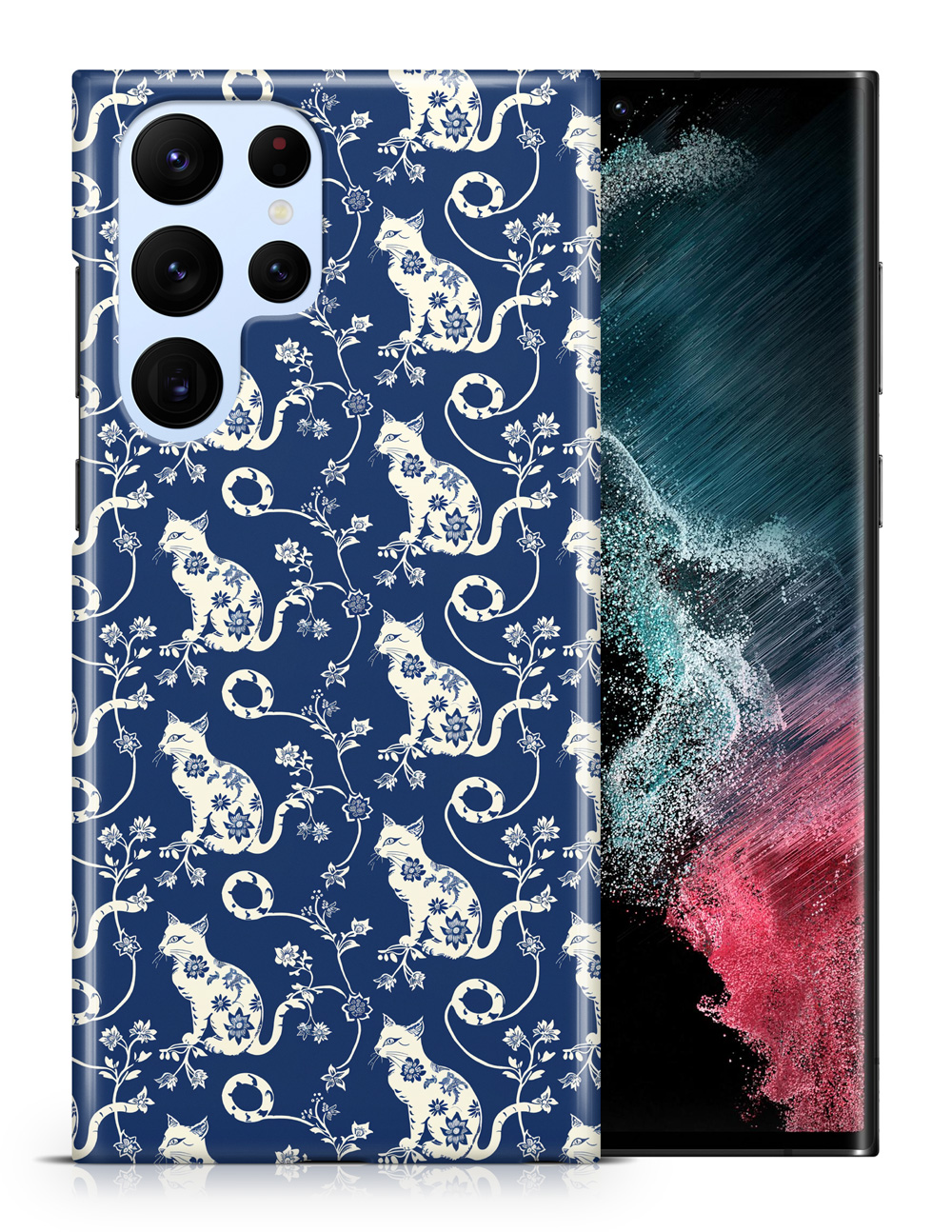 FUNDA FUNDA PARA SAMSUNG GALAXY|PATRÓN GATO PELO LARGO JAVANÉS O PUNTO DE COLOR #A2 - Imagen 15 de 20