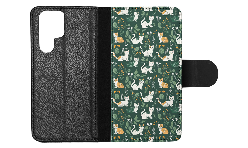 FUNDA ABATIBLE PARA SAMSUNG GALAXY|PATRÓN GATO PELO LARGO JAVANÉS O PUNTO DE COLOR #A2 - Imagen 12 de 36