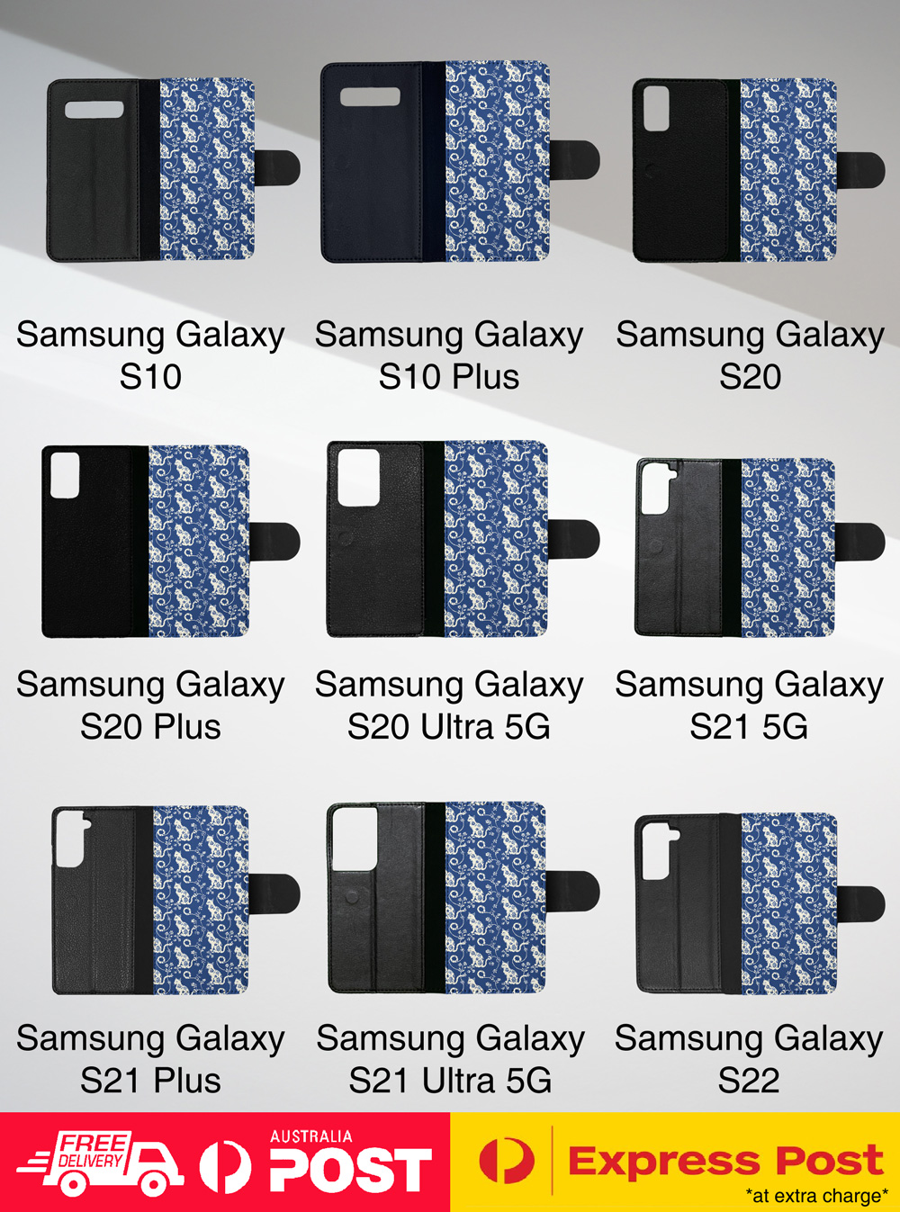 FUNDA ABATIBLE PARA SAMSUNG GALAXY|PATRÓN GATO PELO LARGO JAVANÉS O PUNTO DE COLOR #A2 - Imagen 28 de 36