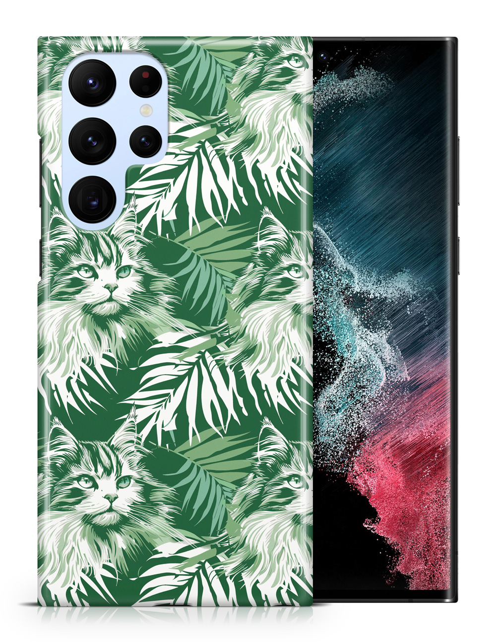 FUNDA PARA SAMSUNG GALAXY|MASCARADA NEVA COLOR PUNTO GATO SIBERIANO PATRÓN #1 - Imagen 12 de 20