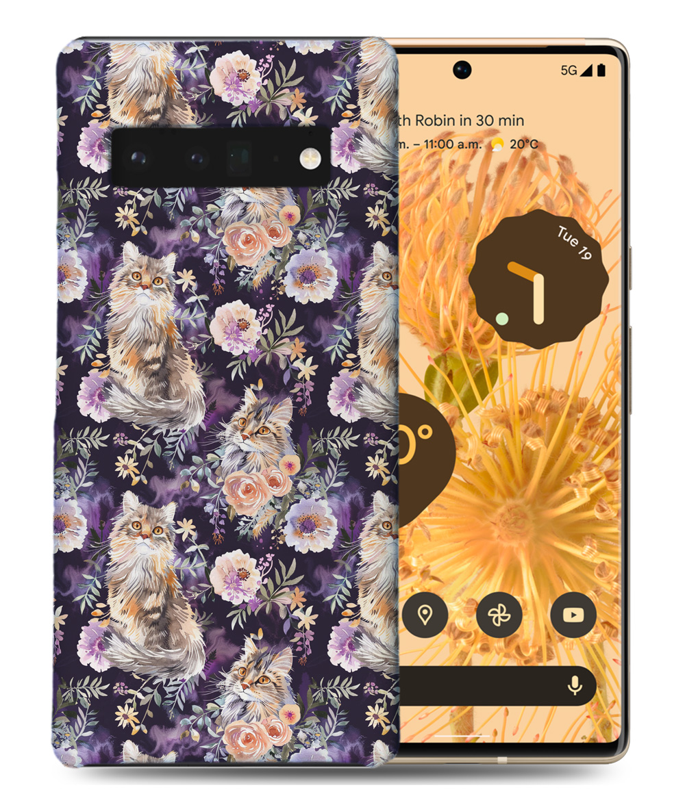 CASE COVER FOR GOOGLE PIXEL|CUTE NORWEGIAN FOREST CAT KITTEN CAT PATTERN #A1 - Picture 8 of 16